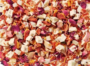 Früchteteemischung Typ Peach Melba Pfirsich-Sahne-Note aromatisiert, 1 kg von Dethlefsen