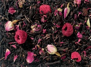 Halbfermentierter Tee Oolong Think Pink Himbeer-Rosen- Note aromatisiert von Dethlefsen