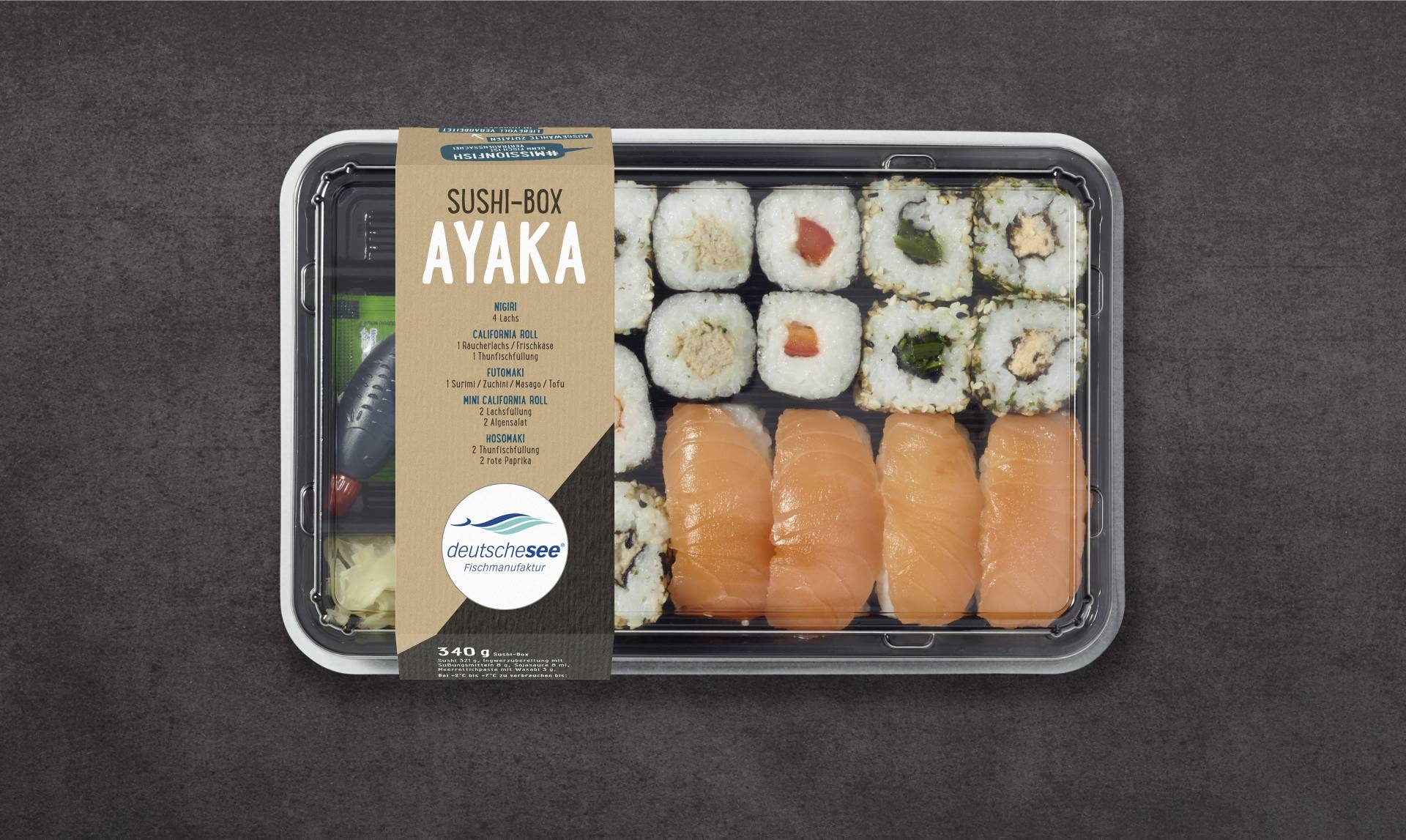 Sushi-Box AYAKA von Deutsche See GmbH Maifischstraße 3-9 27572 Bremerhaven