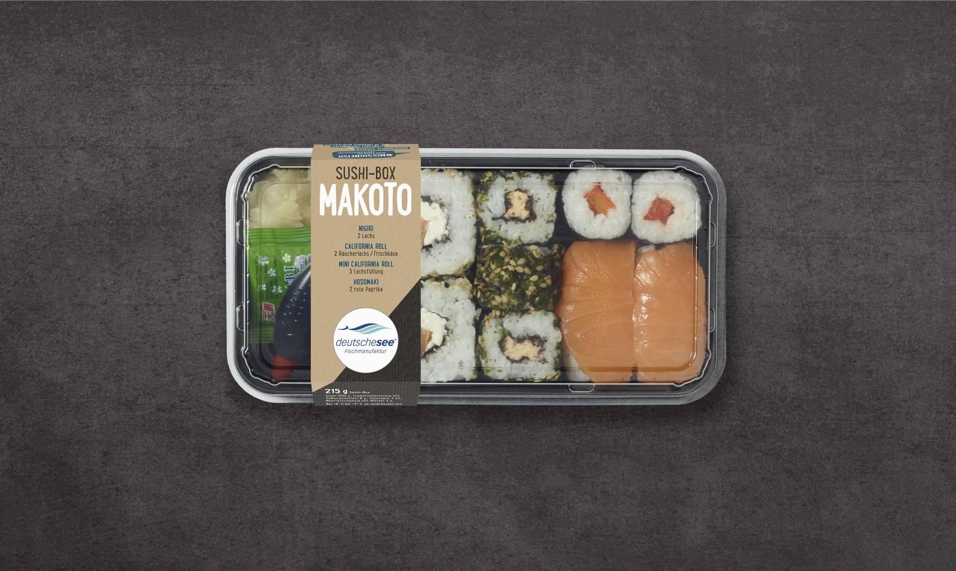 Sushi-Box MAKOTO von Deutsche See GmbH Maifischstraße 3-9 27572 Bremerhaven