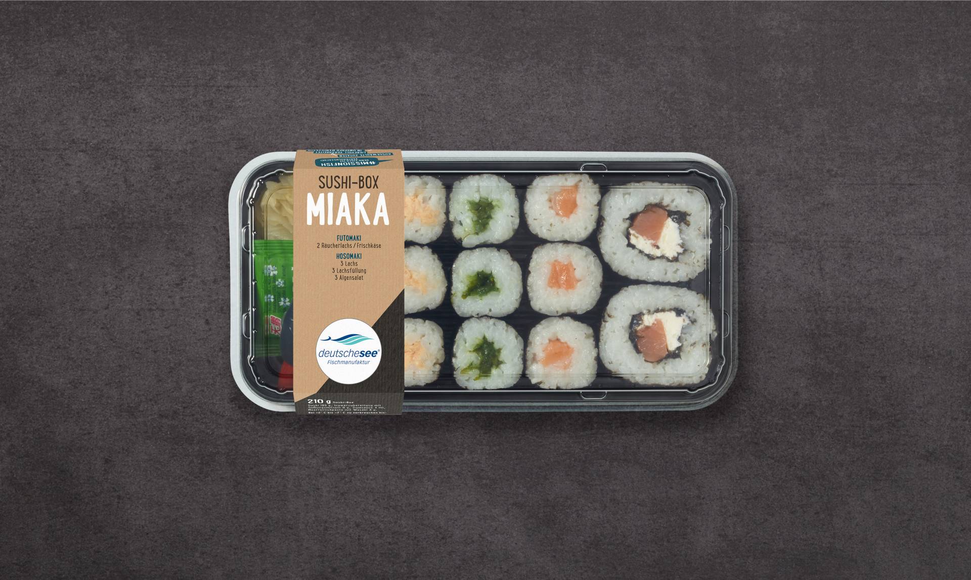 Sushi-Box MIAKA von Deutsche See GmbH Maifischstraße 3-9 27572 Bremerhaven
