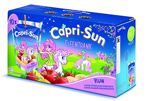 Capri Sun Mixpaket 20 x 200ml Packung (je 10x Elfentrank [Banane, Apfel, Zitrone & Erdbeere] & Orange) von Deutsche Sisi-Werke Betriebs GmbH