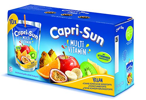 Capri Sun Mixpaket 20 x 200ml Packung (je 10x Multivitamin & Elfentrank [Banane, Apfel, Zitrone & Erdbeere]) von Deutsche Sisi-Werke Betriebs GmbH