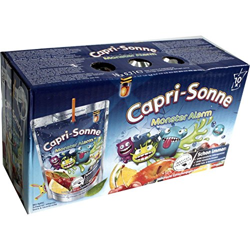 Capri Sonne Monster Alarm 10 x 200ml Packung (Apfel, schwarze Johannisbeere, Sauerkirsch, Zitrone, Limette & Erdbeere) von Deutsche Sisi-Werke Betriebs GmbH