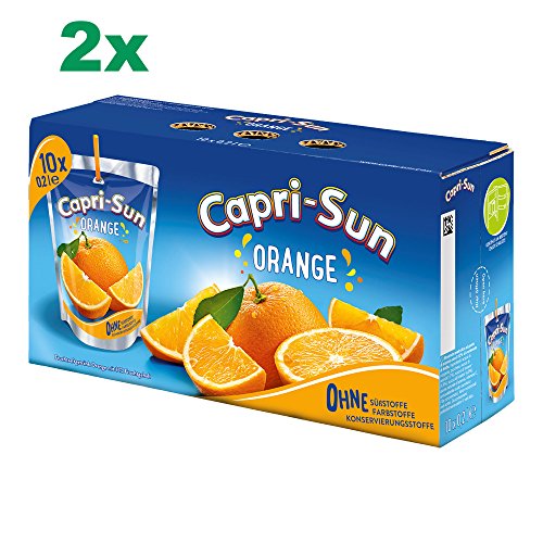 Capri Sun Orange 2 Packungen á 10 x 200ml (20 gesamt) von Deutsche Sisi-Werke Betriebs GmbH