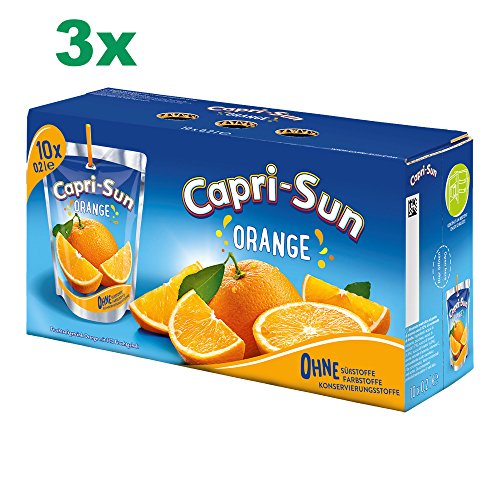 Capri Sun Orange 3 Packungen á 10 x 200ml (30 gesamt) von Deutsche Sisi-Werke Betriebs GmbH