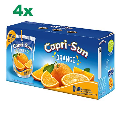 Capri Sun Orange 4 Packungen á 10 x 200ml (40 gesamt) von Deutsche Sisi-Werke Betriebs GmbH