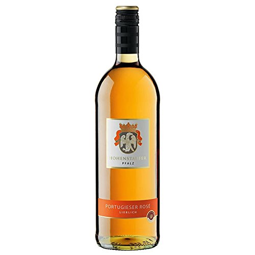 6 Flaschen Hohenstaufer Hohenstaufer Portugieser Rosé QbA Roséwein lieblich a 1,0L von Deutsches Weintor eG