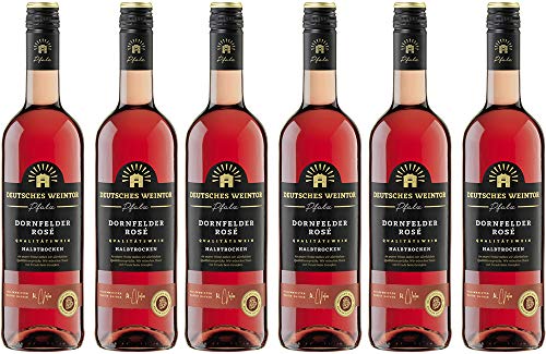 Deutsches Weintor Dornfelder Roséwein Halbtrocken (6 x 0.75 l) von Deutsches Weintor eG