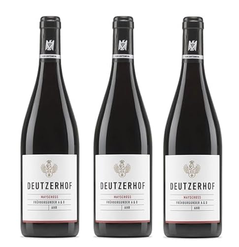 3x 0,75l - 2020er - Deutzerhof - A & O - Mayschoss - Frühburgunder - VDP.Ortswein - Qualitätswein Ahr - Deutschland - Rotwein trocken von Deutzerhof