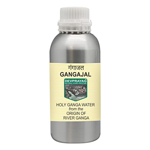 Devprayag Gangajal Holy Ganga Water from The Origin or Beginning of River Ganga at Devprayag in Aluminiumflasche, 300 ml von Deve Herbes