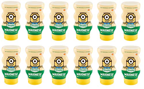 12x Develey Maionese Squeeze Mayonnaise 250ml Würzsaucen mit Eiern aus Nährboden 100% natürliche Zutaten 12x Develey Maionese Squeeze Mayonnaise 250ml Würzsaucen mit Eiern aus Nährboden 100% natürliche Zutaten von Develey