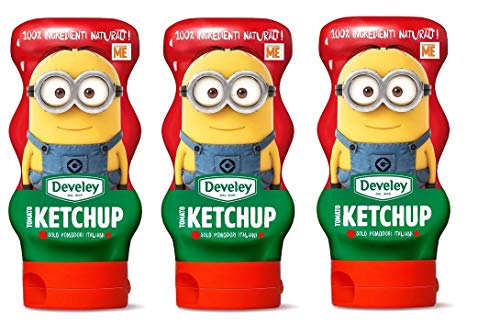 3x Develey Ketchup Squeeze 250ml Würzsaucen nur mit italienischen Tomaten 100% natürliche Zutaten 3x Develey Ketchup Squeeze 250ml Würzsaucen nur mit italienischen Tomaten 100% natürliche Zutaten von Develey