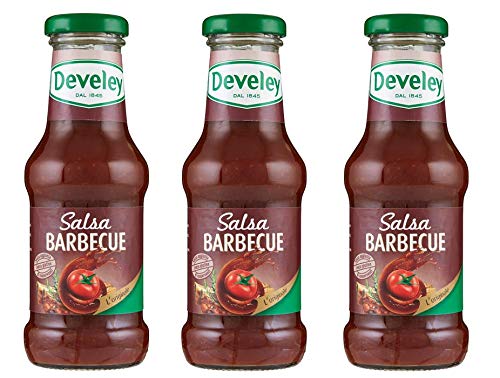 3x Develey Salsa Barbecue BBQ Soße Glutenfrei würzsauce Tafelsauce Glasflasche 250ml von Develey