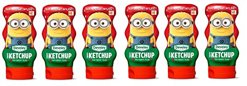 6x Develey Ketchup Squeeze 250ml Würzsaucen nur mit italienischen Tomaten 100% natürliche Zutaten 6x Develey Ketchup Squeeze 250ml Würzsaucen nur mit italienischen Tomaten 100% natürliche Zutaten von Develey