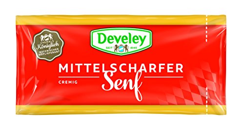 DEVELEY Mittelscharfer Senf, 200er Pack (200 x 15 ml) von Develey