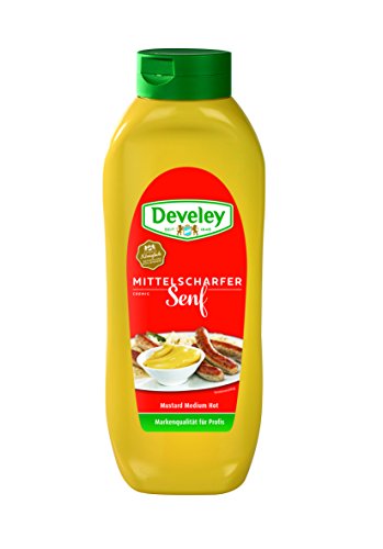 DEVELEY Mittelscharfer Senf, 4er Pack (4 x 875 ml) von Develey