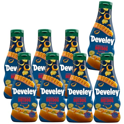 Develey – Hotdog Sauce American Style – 8er Pack (8 x 250ml) – Mit Develey mittelscharfem Senf von Develey