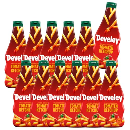 Develey Our Original Tomato Ketchup, 12er Pack, 12 x 500 ml von Develey