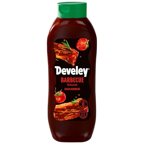 Develey Rauchig-milde Barbecue Sauce für Profis (875ml Flasche) von Develey