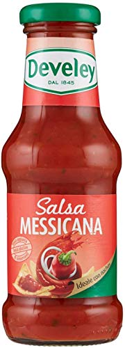 Develey Salsa Messicana Glutenfrei Mexikanische Soße würzsauce Tafelsauce Ideal zu Nachos Glasflasche 250ml von Develey