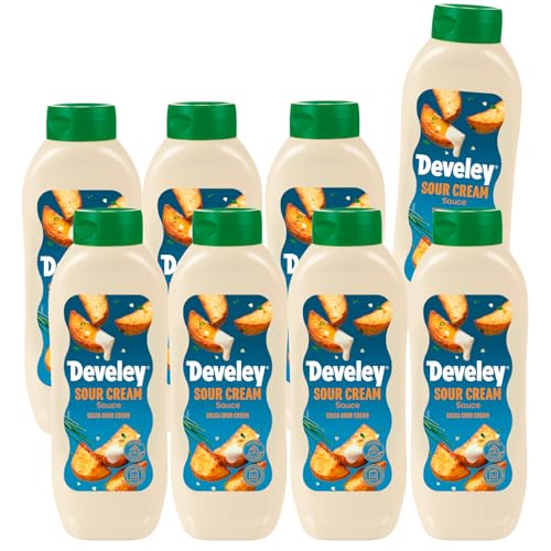 Develey – Sour Cream Sauce – 8er Pack (8 x 875ml) – Fein-cremig mit Sauerrahm von Develey