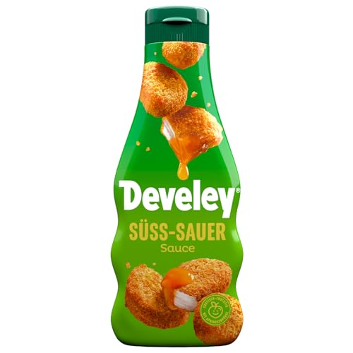 Develey – Süss-Sauer Sauce – 1 x 250ml – Exotisch-fruchtig mit Aprikosenpüree Develey – Süss-Sauer Sauce – 1 x 250ml – Exotisch-fruchtig mit Aprikosenpüree von Develey