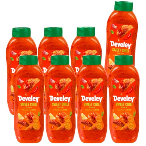 Develey - Sweet Chili Sauce - 8er Pack (8 x 875 ml) - Süss-Pikant mit Chili und Knoblauch von Develey