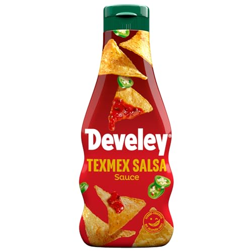 Develey – TexMex Salsa Sauce – 1 x 250ml – Scharf-fruchtig mit Jalapeño-Chili Develey – TexMex Salsa Sauce – 1 x 250ml – Scharf-fruchtig mit Jalapeño-Chili von Develey