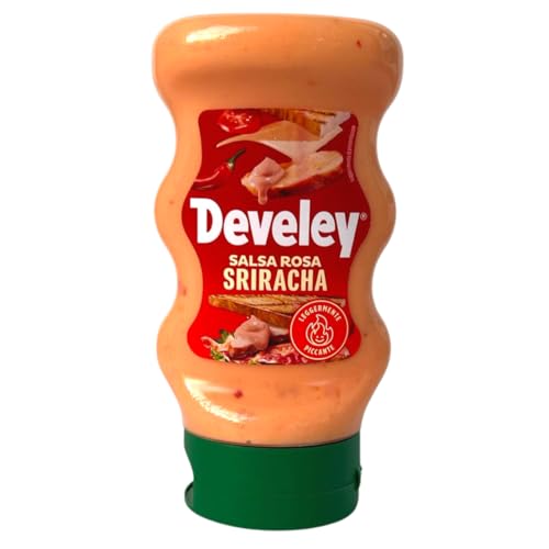 Sriracha Develey Squeeze Flasche Rosa Sriracha Pet Flasche 250 ml Sriracha Develey Squeeze Flasche Rosa Sriracha Pet Flasche 250 ml von Develey