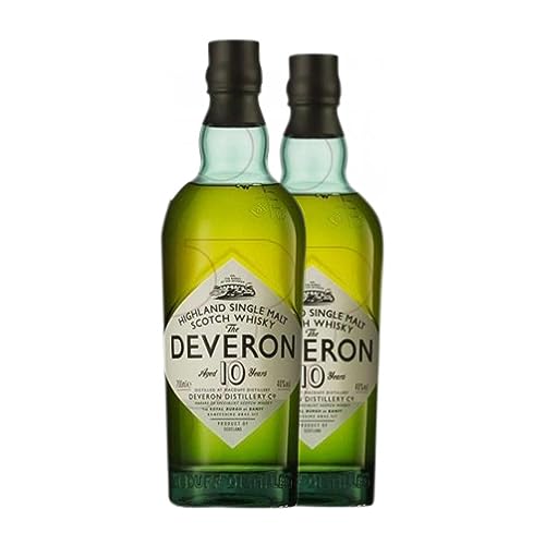 Whiskey Single Malt Deveron 10 Jahre 70 cl (Schachtel mit 2 Flaschen von 70 cl) von Deveron