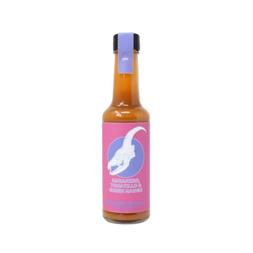 DevilDog Sauces Habanero, Tomatillo & grüne Mango heiße Sauce 150 ml, ideal für Burritos, Enchiladas oder Nachos, veganfreundlich DevilDog Sauces Habanero, Tomatillo & grüne Mango heiße Sauce 150 ml, ideal für Burritos, Enchiladas oder Nachos, veganfreundlich von DevilDog Sauces