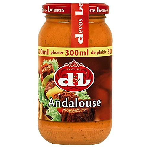 Devos Lemmens D & L Andalouse Sauce 2x 300ml (600ml) - andalusische, pikante Soße von Devos Lemmens