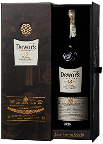 Dewars 18 Jahre Blended Whisky (1 x 1 l) von Dewar's