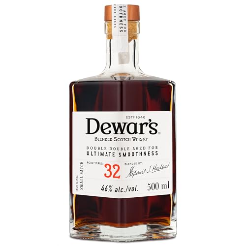 Dewar's 32 Years Old Double Double Aged Blended Scotch Whisky 46% Vol. 0,5l in Geschenkbox Dewar's 32 Years Old Double Double Aged Blended Scotch Whisky 46% Vol. 0,5l in Geschenkbox von Dewar's