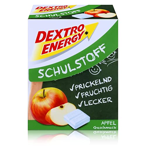 Dextro Energy Schulstoff Traubenzucker Apfel Geschmack 50g (1er Pack) von Dextro Energy