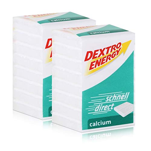 Dextro Energy Traubenzucker Calcium 46g (2er Pack) von Dextro Energy