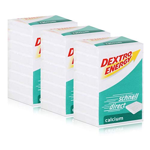 Dextro Energy Traubenzucker Calcium 46g (3er Pack) von Dextro Energy