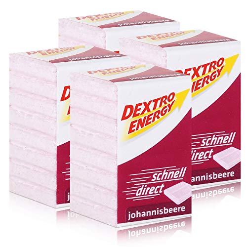 Dextro Energy Traubenzucker Johannisbeere 46g (4er Pack) von Dextro Energy