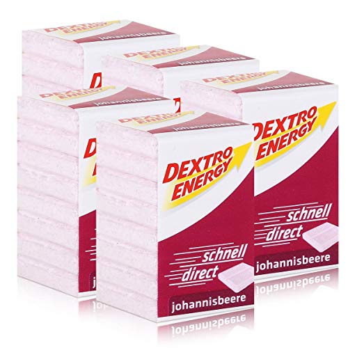 Dextro Energy Traubenzucker Johannisbeere 46g (5er Pack) von Dextro Energy