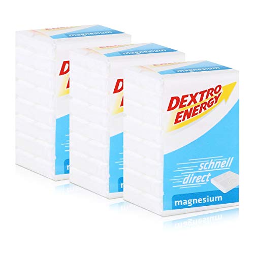 Dextro Energy Traubenzucker Magnesium 46g (3er Pack) von Dextro Energy