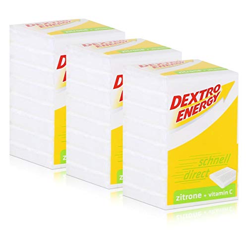 Dextro Energy Traubenzucker Zitrone 46g (3er Pack) von Dextro Energy