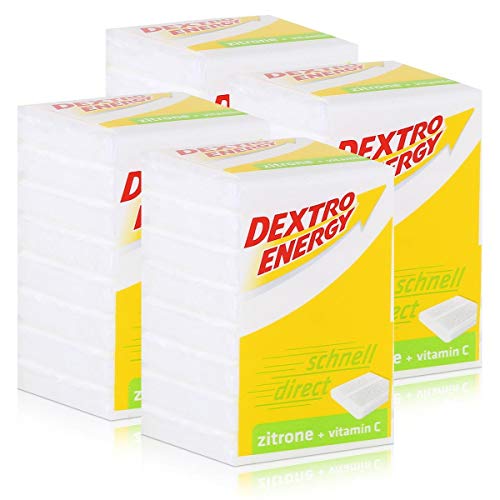 Dextro Energy Traubenzucker Zitrone 46g (4er Pack) von Dextro Energy