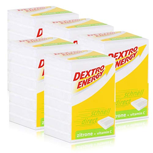 Dextro Energy Traubenzucker Zitrone 46g (5er Pack) von Dextro Energy