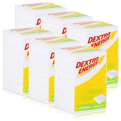 Dextro Energy Traubenzucker Zitrone 46g (6er Pack) von Dextro Energy