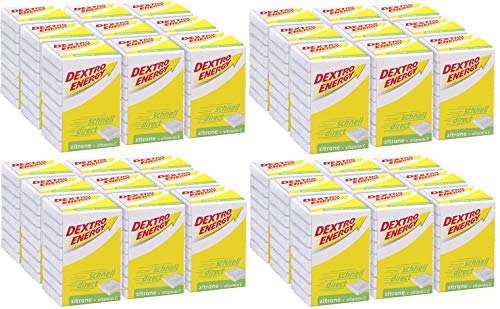36 Boxen a 46g Dextro Energy Zitrone Traubenzucker Würfel von Dextro