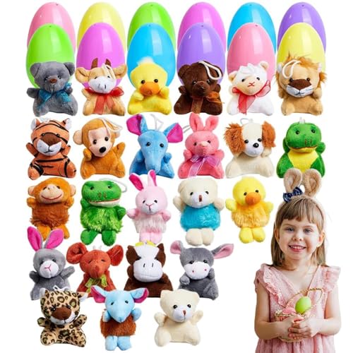 Vorgefüllte Ostereier, Eier ausgestopfte Tierplüsch, Korbfüller Ostern, Spaß und Sicherheit, können lange Zeit verwenden, um 7,8 cm für Kinder zu brechen Vorgefüllte Ostereier, Eier ausgestopfte Tierplüsch, Korbfüller Ostern, Spaß und Sicherheit, können lange Zeit verwenden, um 7,8 cm für Kinder zu brechen von Dgkdek