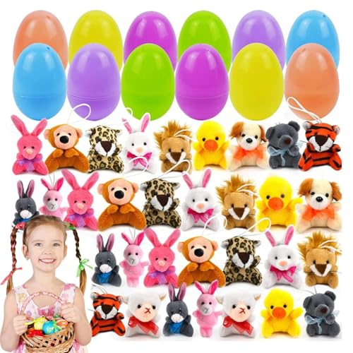 Vorgefüllte Ostereier, Eier ausgestopfte Tierplüsch, Korbfüller Ostern, Spaß und Sicherheit, können lange Zeit verwenden, um 7,8 cm für Kinder zu brechen Vorgefüllte Ostereier, Eier ausgestopfte Tierplüsch, Korbfüller Ostern, Spaß und Sicherheit, können lange Zeit verwenden, um 7,8 cm für Kinder zu brechen von Dgkdek