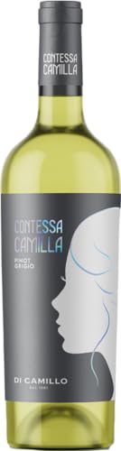 6 Fl. Pinot Grigio Abruzzo IGT Contessa Camilla von Di Camillo Vini im Sparpack (6x0,75l), trockener Weisswein aus Abruzzen von Di Camillo Vini