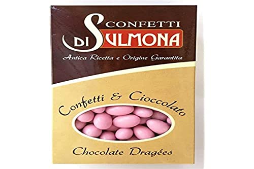 Dragées von Sulmona - Ciocomandorla, doppelte Schokolade, Rosa - 500 gr von Di Sulmona Confetti